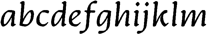 Regular Italic otf (400) FONT