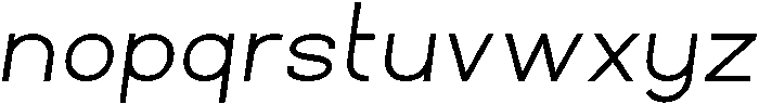 Regular Italic otf (400) Font LOWERCASE