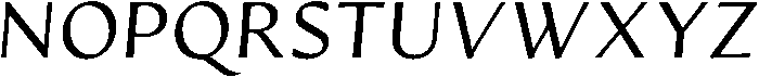Regular Italic otf (400) Font UPPERCASE