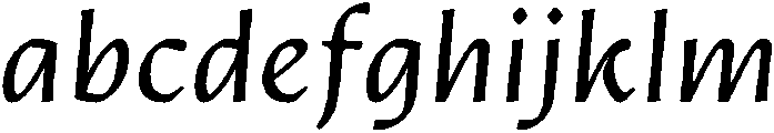 Regular Italic otf (400) FONT