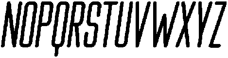 Regular Italic otf (400) Font UPPERCASE