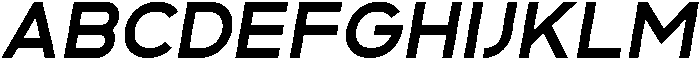 Regular Italic otf (400) Font UPPERCASE