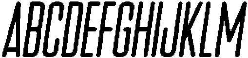 Regular Italic otf (400) Font UPPERCASE