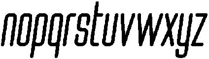 Regular Italic otf (400) Font LOWERCASE