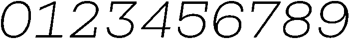 Regular Italic otf (400) Font OTHER CHARS