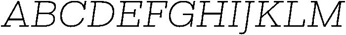 Regular Italic otf (400) Font UPPERCASE