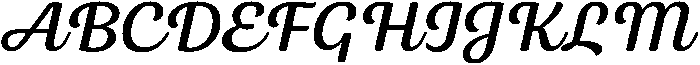 Regular Italic otf (400) Font UPPERCASE