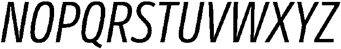 Regular Italic otf (400) Font UPPERCASE