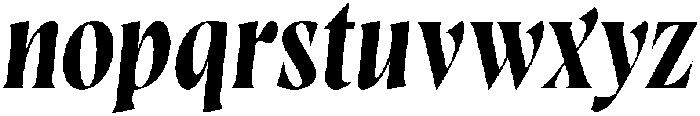 Regular Italic otf (400) Font LOWERCASE
