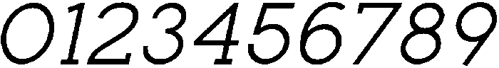Regular Italic otf (400) Font OTHER CHARS