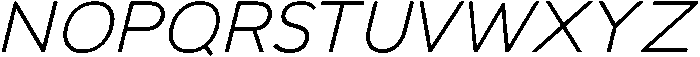 Regular Italic otf (400) Font UPPERCASE
