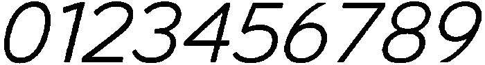 Regular Italic otf (400) Font OTHER CHARS