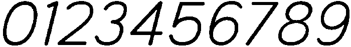 Regular Italic otf (400) Font OTHER CHARS