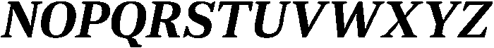 Regular Italic otf (400) Font UPPERCASE