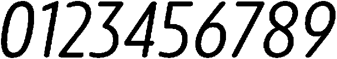 Regular Italic otf (400) Font OTHER CHARS