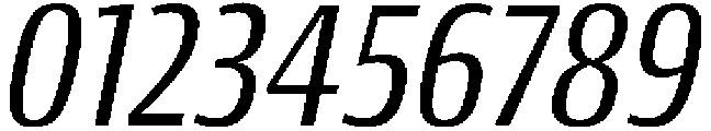 Regular Italic otf (400) Font OTHER CHARS