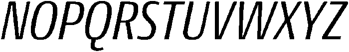 Regular Italic otf (400) Font UPPERCASE