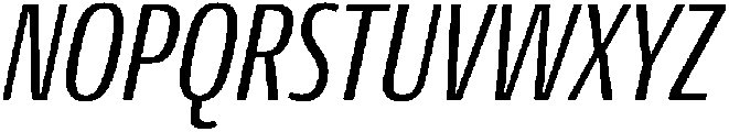 Regular Italic otf (400) Font UPPERCASE