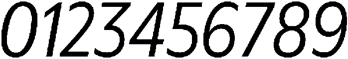 Regular Italic otf (400) Font OTHER CHARS
