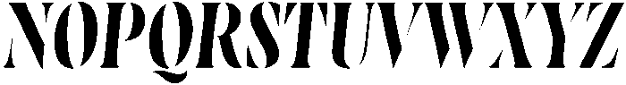 Regular Italic otf (400) Font UPPERCASE