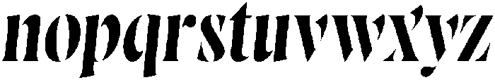 Regular Italic otf (400) Font LOWERCASE