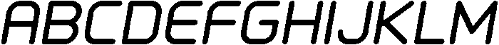 Regular Italic otf (400) Font UPPERCASE