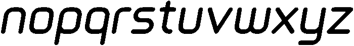 Regular Italic otf (400) Font LOWERCASE