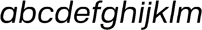 Regular Italic otf (400) FONT
