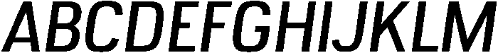 Regular Italic otf (400) Font UPPERCASE
