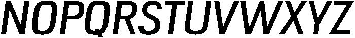 Regular Italic otf (400) Font UPPERCASE