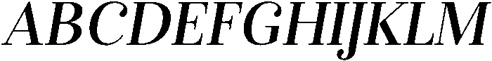 Regular-Italic otf (400) Font UPPERCASE