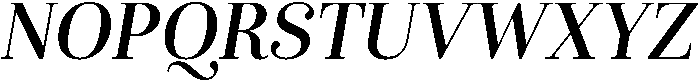 Regular-Italic otf (400) Font UPPERCASE