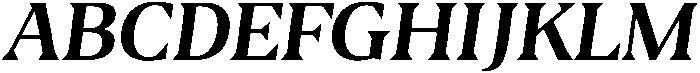 Regular Italic otf (400) Font UPPERCASE