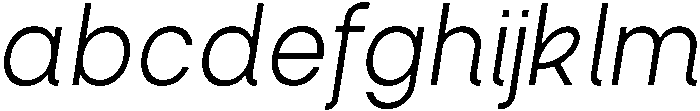 Regular Italic otf (400) FONT