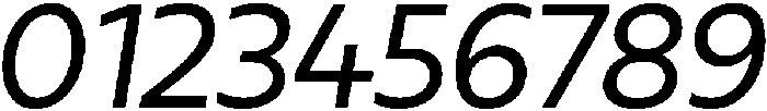 Regular Italic otf (400) Font OTHER CHARS