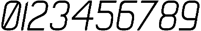 Regular Italic otf (400) Font OTHER CHARS
