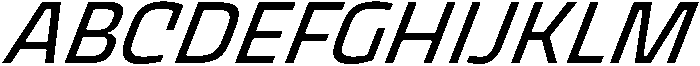 Regular Italic otf (400) Font UPPERCASE