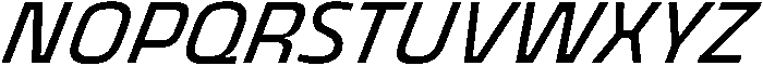 Regular Italic otf (400) Font UPPERCASE