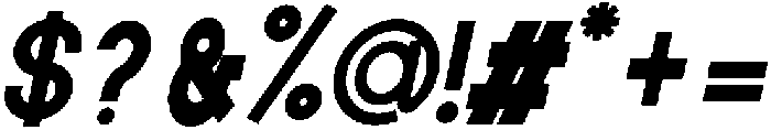 Regular Italic otf (400) Font OTHER CHARS