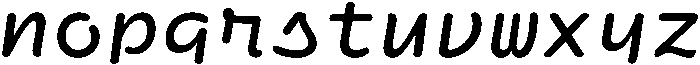 Regular Italic otf (400) Font LOWERCASE