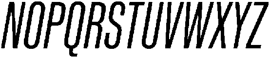 Regular Italic otf (400) Font UPPERCASE
