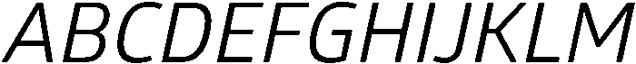 Regular Italic otf (400) Font UPPERCASE