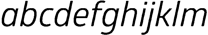 Regular Italic otf (400) FONT