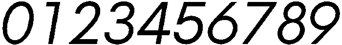 Regular Italic otf (400) Font OTHER CHARS