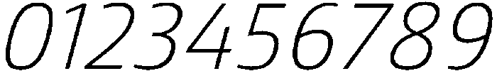 Regular Italic otf (400) Font OTHER CHARS