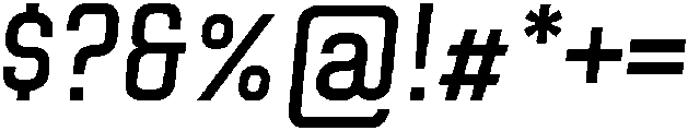 Regular Italic otf (400) Font OTHER CHARS
