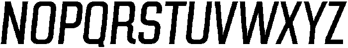Regular Italic otf (400) Font UPPERCASE