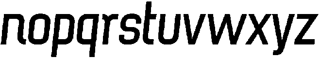 Regular Italic otf (400) Font LOWERCASE