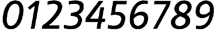 Regular Italic otf (400) Font OTHER CHARS