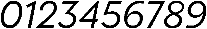 Regular Italic otf (400) Font OTHER CHARS